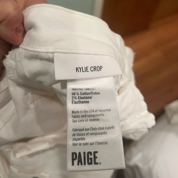 Paige White Kylie Crop Pants - Picture 4 of 4